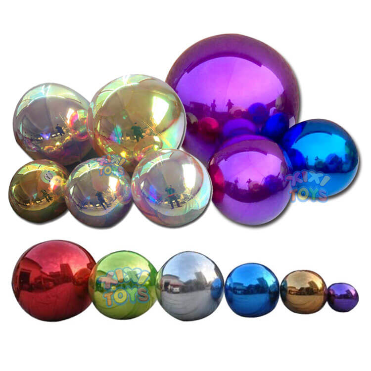 Party decorations inflatable mirror balls